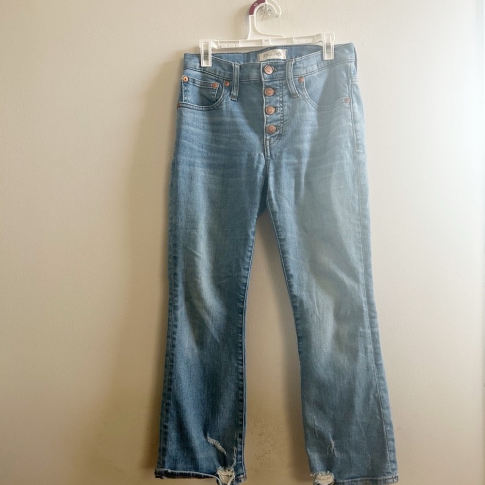 Madewell Flare Capri Leg Jeans